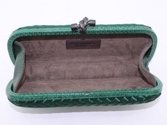 Bolsa Festa Bottega Veneta Clutch Green - Premium na internet