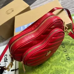 BOLSA TIRACOLO GUCCI INTERLOCKING G MINI HEART - loja online