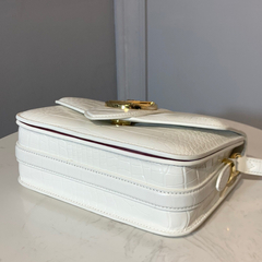 BOLSA LV PONT 9 COURO BRANCO - Réplicas de Bolsas Grifes Famosas