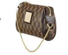 RÉPLICA DE BOLSA Eva Clutch Damier Ebene LINHA ITALIANA - Réplicas de Bolsas Grifes Famosas