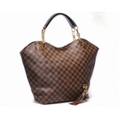 BOLSA DE GRIFE WHISPER DAMIER EBENE LINHA ITALIANA - comprar online