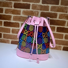 BOLSA SACO BUCKET PSYCHEDELIC ROSA