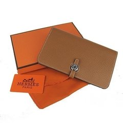 Carteira Importada Hermès Marrom - Premium