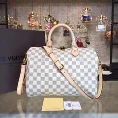 Bolsa Baú Speedy Bandouliére Damier Azur 35 - PREMIUM - comprar online