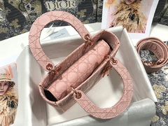 BOLSA D1OR LAYD D-LITE MÉDIA ROSA BOIS DE ROSE - comprar online