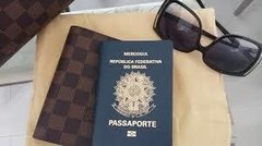 PORTA PASSAPORTE DAMIER EBENE - CARTÕES E DOCUMENTOS