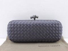 Bolsa Clutch Festa Bottega Veneta Clutch Grey - Premium