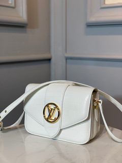 BOLSA LV PONT 9 COURO BRANCO - comprar online