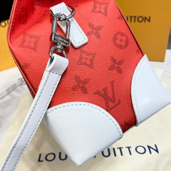 Bolsa LV Carry It Monogram Canvas Coleção Primavera / Verão 2021 Vermelho - loja online