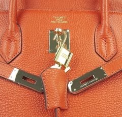 Bolsa Hermés Birkin 35cm - Laranja - Linha Italiana - comprar online