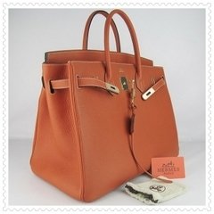 Bolsa Hermés Birkin 35cm - Laranja - Linha Italiana na internet