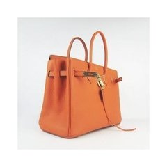 Bolsa Hermés Birkin 35cm - Laranja - Linha Italiana - loja online