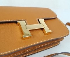 Bolsa Hermés Constance Caramelo - Premium na internet