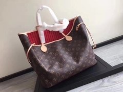 RÉPLICA DE BOLSA NEVERFULL MONOGRAM RED MM - PREMIUM - comprar online