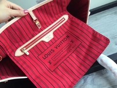 RÉPLICA DE BOLSA NEVERFULL MONOGRAM RED MM - PREMIUM