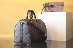 Bolsa Baú Speedy Bandouliére Damier Ebene 35 - PREMIUM - comprar online