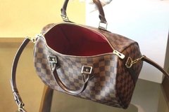 Bolsa Baú Speedy Bandouliére Damier Ebene 35 - PREMIUM - loja online