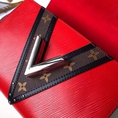 BOLSA LOUIS VUITTON TWIST MM ROQUEIRO VERMELHA - Réplicas de Bolsas Grifes Famosas