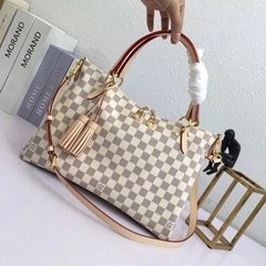 BOLSA LYMINGTON EM DAMIER AZUR