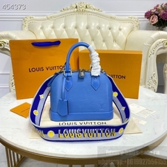 LV Alma BB Bolsa Couro Coleção Primavera / Verão 2021, Bleuet