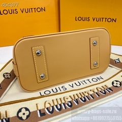 LV Alma BB Bolsa Couro Coleção Primavera / Verão 2021 , Ouro Mel - Réplicas de Bolsas Grifes Famosas