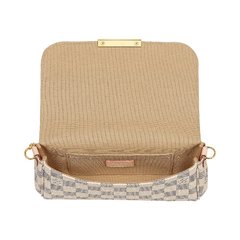 RÉPLICA DE BOLSA Clutch Favorite Damier Azur - linha italiana - loja online