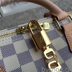 Bolsa Baú Speedy Bandouliére Damier Azur 35 - PREMIUM - Réplicas de Bolsas Grifes Famosas