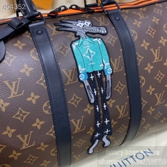 LV Zoom With Friends Keepall Bandoulière Monogram Canvas Coleção Primavera / Verão 2021 , marrom - loja online