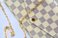 Imagem do BOLSA POCHETTE FELICIE DAMIER AZUR - PREMIUM