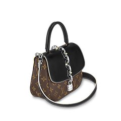 BOLSA CHAIN CANVAS MONOGRAM PRETA - PREMIUM - comprar online