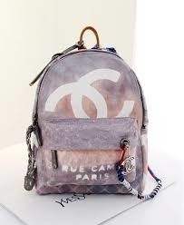 Réplica Mochila Graffiti Printed Canvas Grey - Réplicas de Bolsas Grifes Famosas