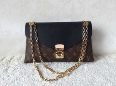 BOLSA PALLAS CHAIN AURORE BLACK - PREMIUM na internet