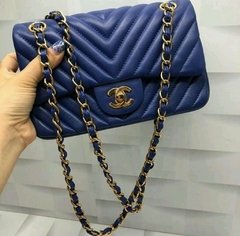 BOLSA CHAN€L MINI AZUL - LINHA PREMIUM

