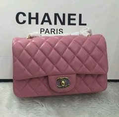 BOLSA CHAN€L MINI ROSA - LINHA PREMIUM

