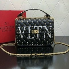 BOLSA GARAVANI ROCKSTUD - BLACK - LINHA ITALIANA


