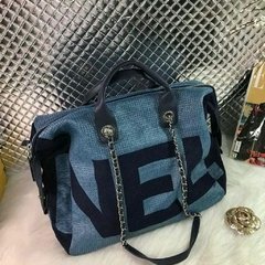 BOLSA CHAN£L AZUL - LINHA ITALIANA


