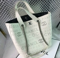 BOLSA CHAN£L DR4WSTRING WHITE - LINHA ITALIANA

