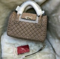 BOLSA VAL&NTINO R0CKSTUD NUDE - LINHA ITALIANA

