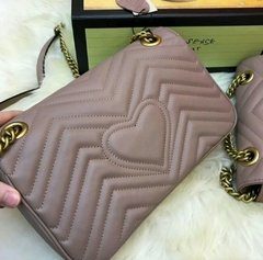 BOLSA GUCC1 M4RM0NT NUDE - LINHA ITALIANA - loja online