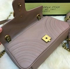 BOLSA GUCC1 M4RM0NT NUDE - LINHA ITALIANA na internet