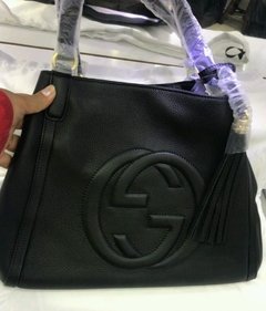 BOLSA GUCC1 BLACK - MÉDIA - LINHA ITALIANA PREMIUM