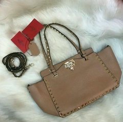 BOLSA VLTN ROCKSTUD NUDE - LINHA ITALIANA PREMIUM