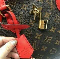 BOLSA LV TOT& FL0WER MONOGRAM C/VERMELHO - LINHA ITALIANA PREMIUM na internet