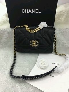 LANÇAMENTO BOLSA CHAN£L (P) BLACK - LINHA ITALIANA PREMIUM