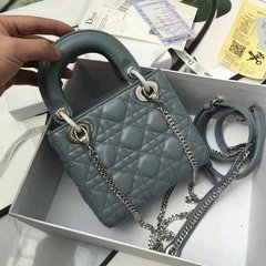 BOLSA D1OR LADY CINZA ESCURO - LINHA ITALIANA PREMIUM

