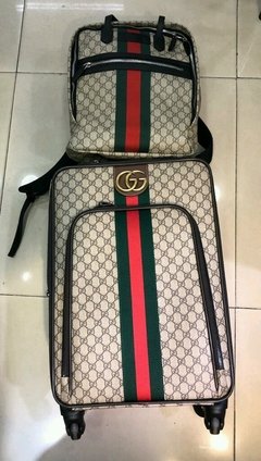 LANÇAMENTO MALA DE BORDO E MOCHILA GUCC1 - LINHA ITALIANA PREMIUM