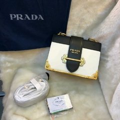 BOLSA PR4DA - BRANCA COM PRETO! LINHA ITALIANA PREMIUM