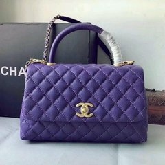 LANÇAMENTO BOLSA CHAN£L ROXO COM DOURADO - LINHA ITALIANA PREMIUM