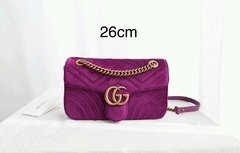 BOLSA GUCC1 MARMONT CAMURÇA PINK - LINHA ITALIANA PREMIUM