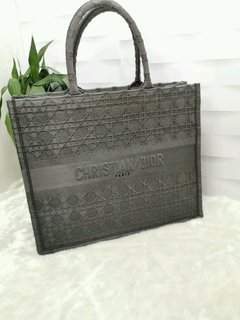 LANÇAMENTO DIOR TOTE CINZA ESCURO #03- LINHA ITALIANA PREMIUM

